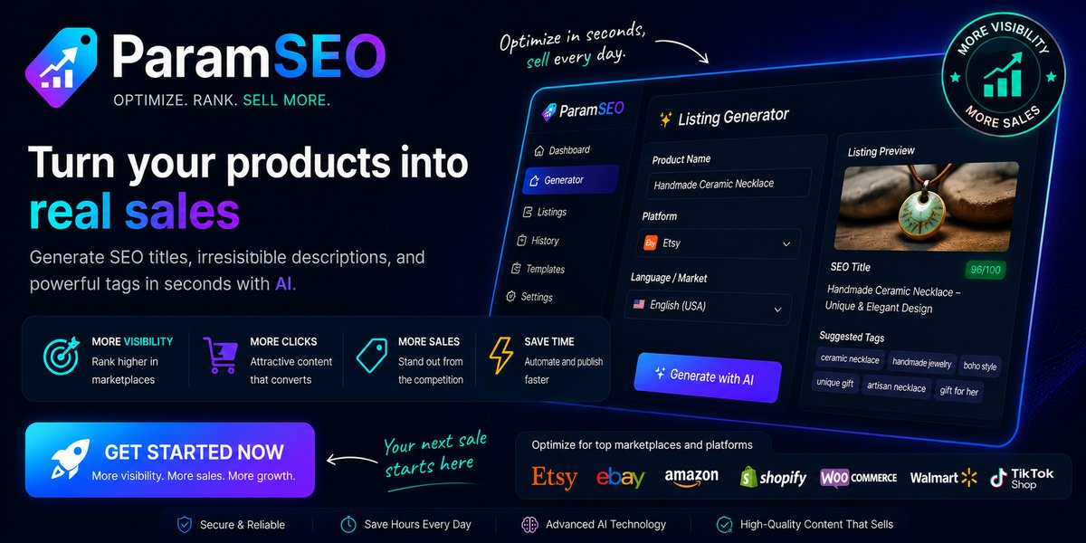 Turn your products into real sales - ParamSEO